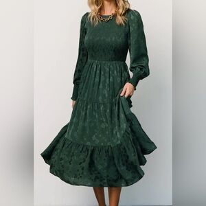 Elegant Green Women's Dress